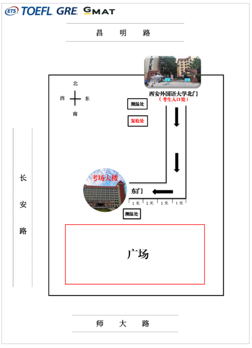 2022年陕西西安外国语大学TOEFL\GRE\GMAT考试疫情防控期间入校须知（2022年11月15日更新）